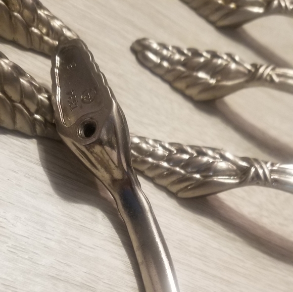 set of 10 satin nickel drawer cabinet pulls new silver - Picture 3 of 7